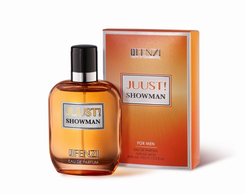 Juust! Showman for men edp Fenzi perfumy.jpg